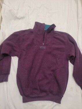 Vintage Plum Half-Zip Fleece Pullover